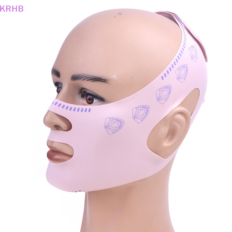 Đai Đeo Tạo Cằm Chữ V Nâng Cơ Mặt Chống Nếp Nhăn KRHB Mới