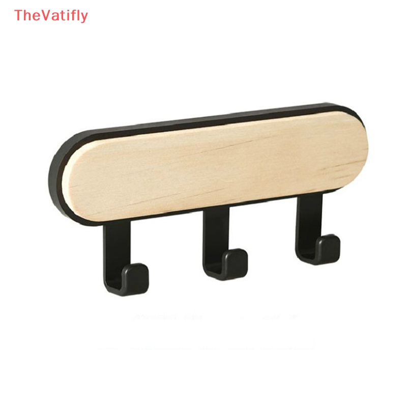 [Thevalifly] Giá Đỡ Điện Thoại / Chìa Khóa / Mũ / Khăn Quàng Cổ Bằng Gỗ Chắc Chắn