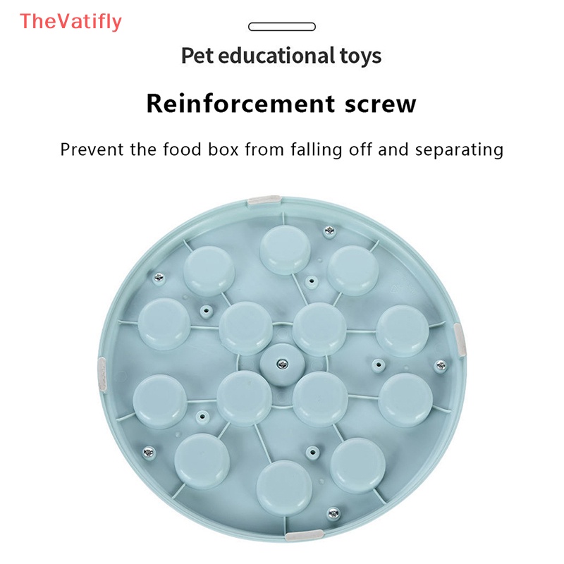 [Thevalifly] Tô Đựng Thức Ăn Nhiều Kiểu Dáng Có Thể Xoay Chống Kẹt Tay Đồ Chơi Giáo Dục Cho Thú Cưng