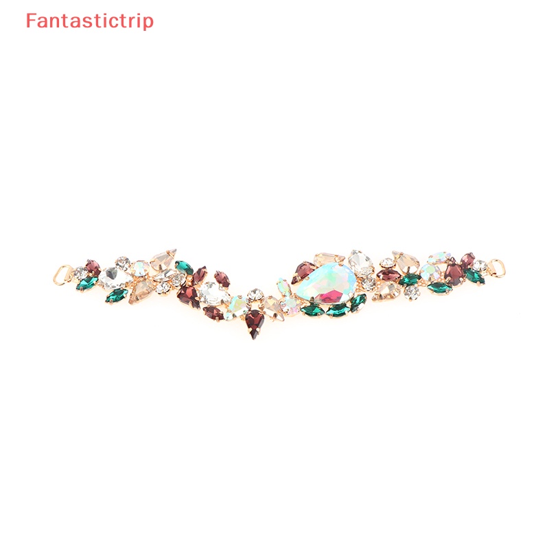 1 Chuỗi Dây Đeo Chân Đính Đá Pha Lê Kết Nối Bikini Trang Trí Quần Áo DIY Mới