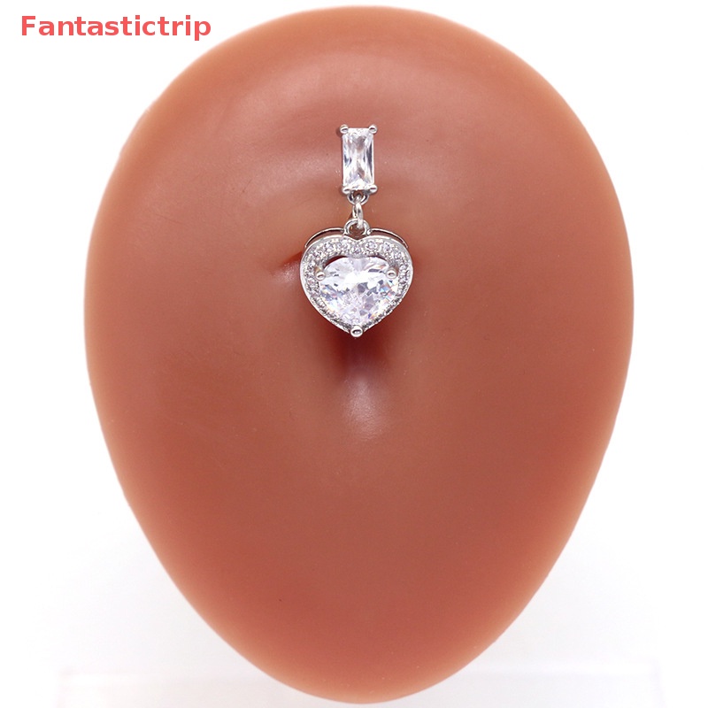 [Fantastictrip] Khuyên Rốn Hình Rắn / Trái Tim / Nơ Bằng Thép Không Gỉ Thời Trang Đẹp Mắt Mới