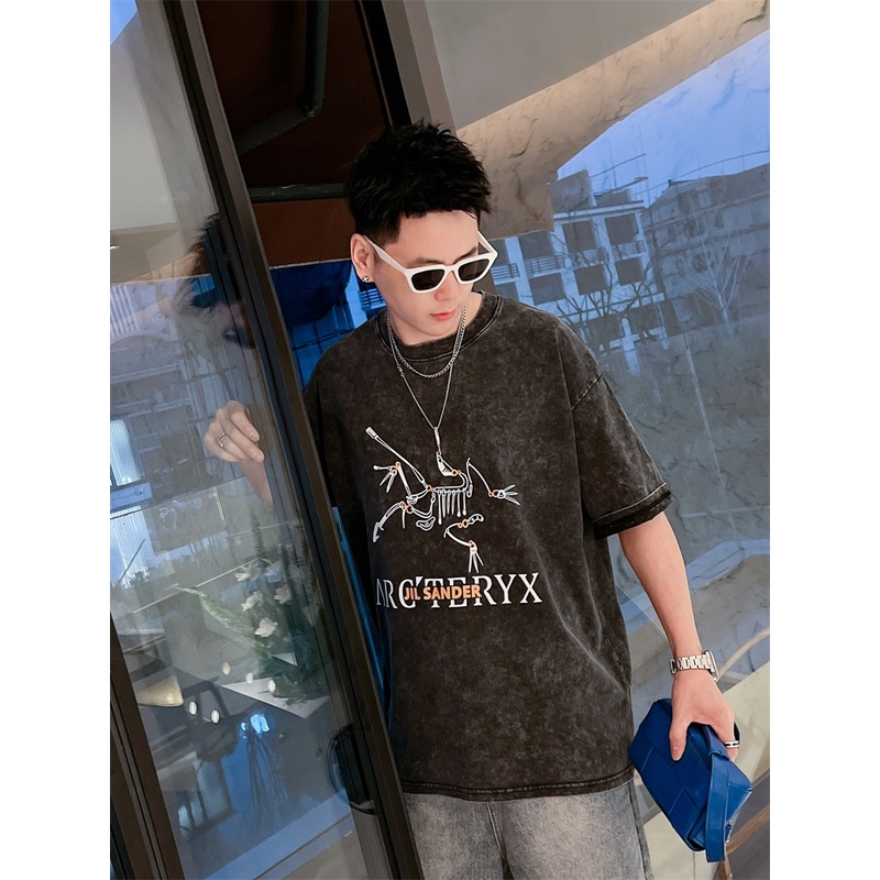 Arc88ter &amp; - 2023 Áo Thun Tay Ngắn In Hình Pickle Cổ Điển Phong Cách Mỹ