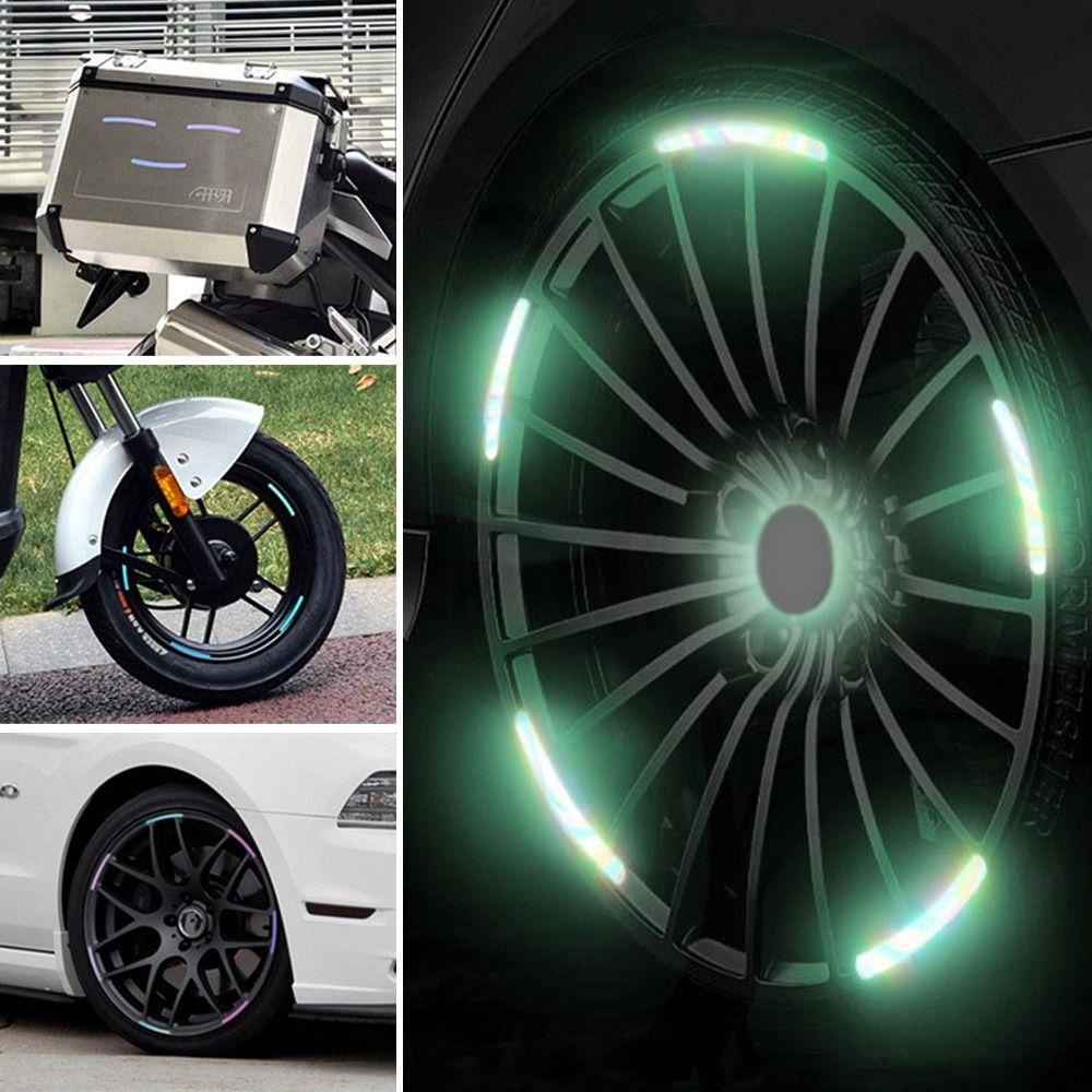 Set 80 Dải Dán Phản Quang Trang Trí Bánh Xe Hơi / Mô Tô