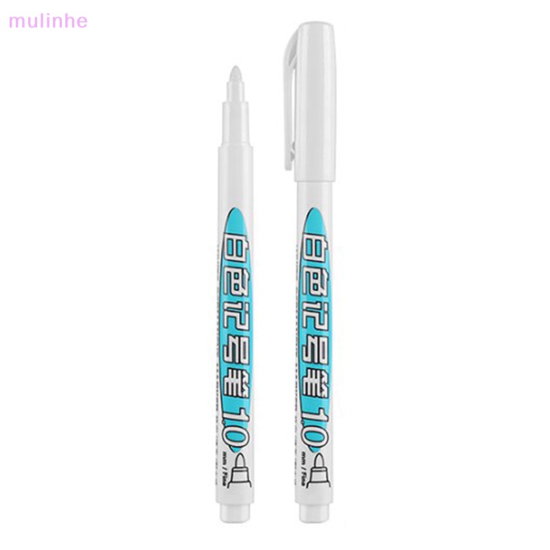 1 / 3 Bút Lông Màu Trắng Ngòi 1mm Chống Thấm Nước