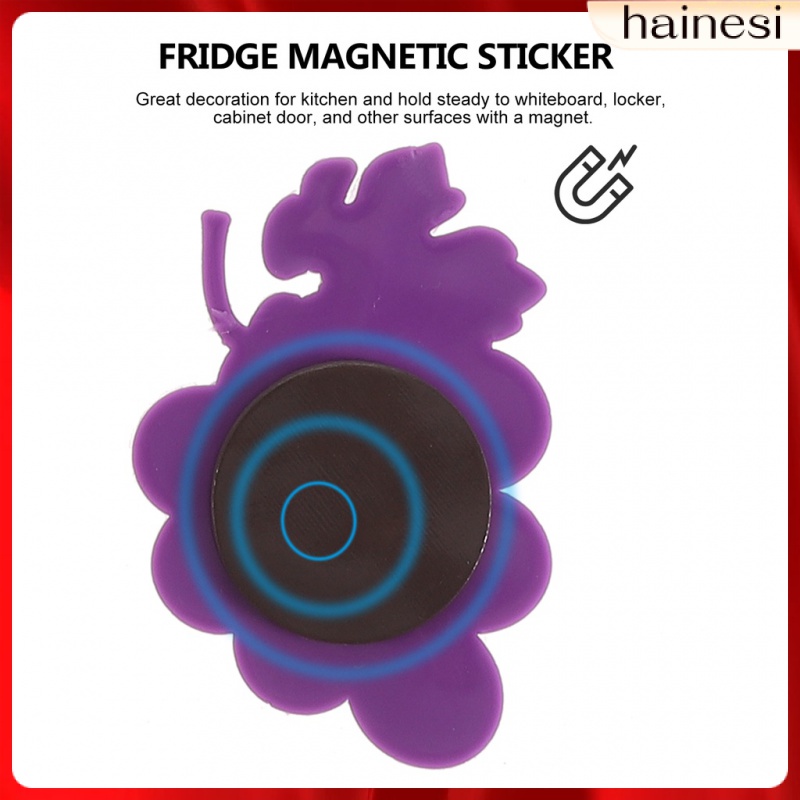 Set 10 Nam Châm Hít Tủ Lạnh Bằng Silicon Hình Hoạt Hình Dễ Thương