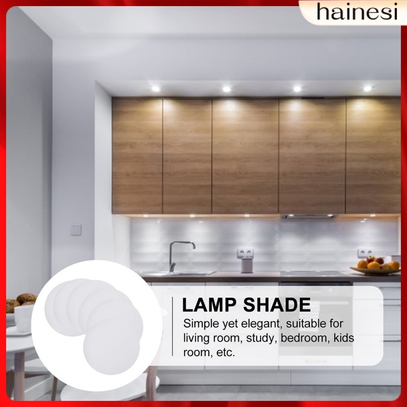 Light Covers Fixtures White Lamp Shades Anti-glare Lampshade Spotlight Diffuser 6 Pcs
