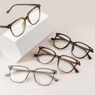Mắt Kính Gọng Lớn Màu Trơn Phong Cách Hàn Quốc Thời Trang Cho Nữ