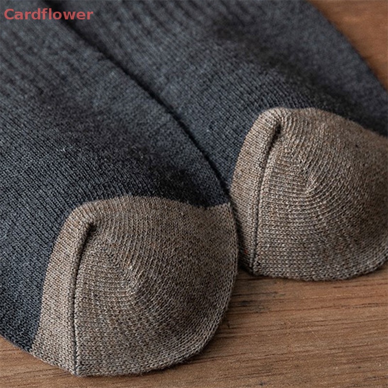 &lt; Cardflower &gt; Vớ Thể Thao Dày Dặn Thấm Hút Mồ Hôi Giữ Ấm Mùa Thu Đông Phong Cách Harajuku Mới Cho Nam