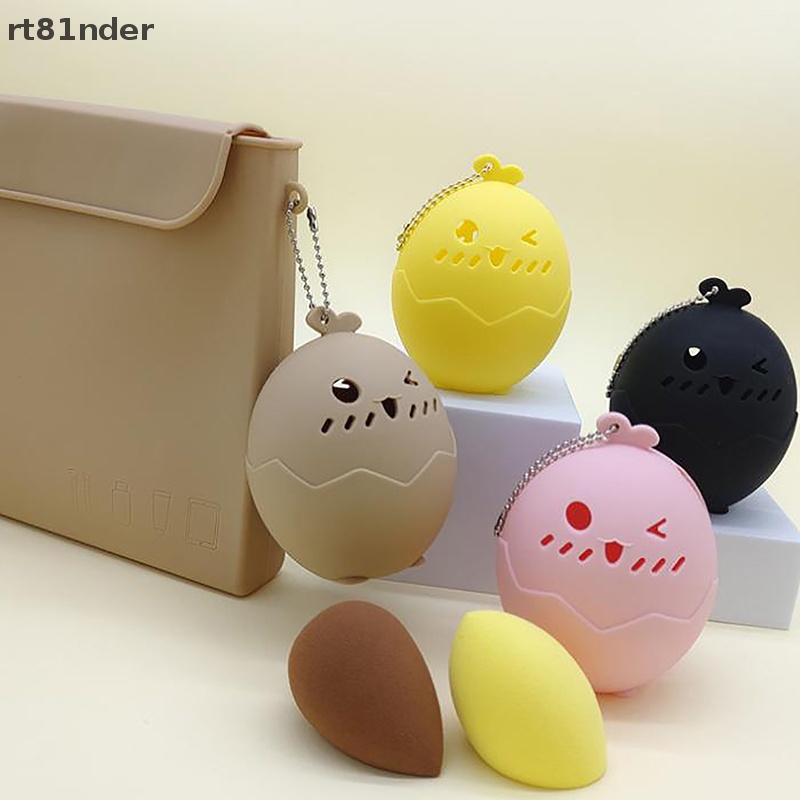 Rt Giá Đỡ Mút Trang Điểm Bằng Silicon Khô Thoáng Tiện Lợi Du Lịch