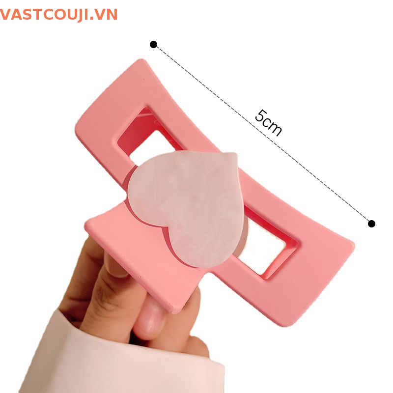 Kẹp Tóc Hình Nơ Trái Tim Xinh Xắn Cho Nữ