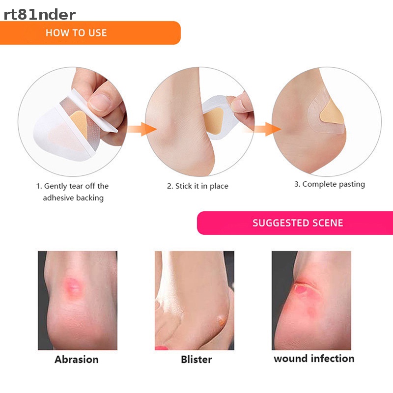 Set 10 Miếng Dán Gót Chân Chống Nước Chống Blis n