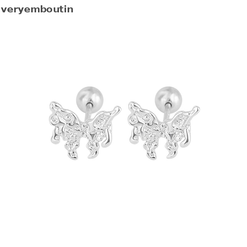 1 Đôi Khuyên Tai Hình Bướm Dạng Xoắn Ốc Dành Cho Nữ