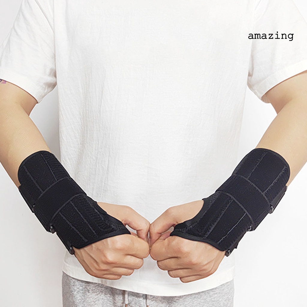 1 Đai Quấn Bảo Vệ Cổ Tay Bằng Thép Chống Bong Gân Khi Chơi Thể Thao