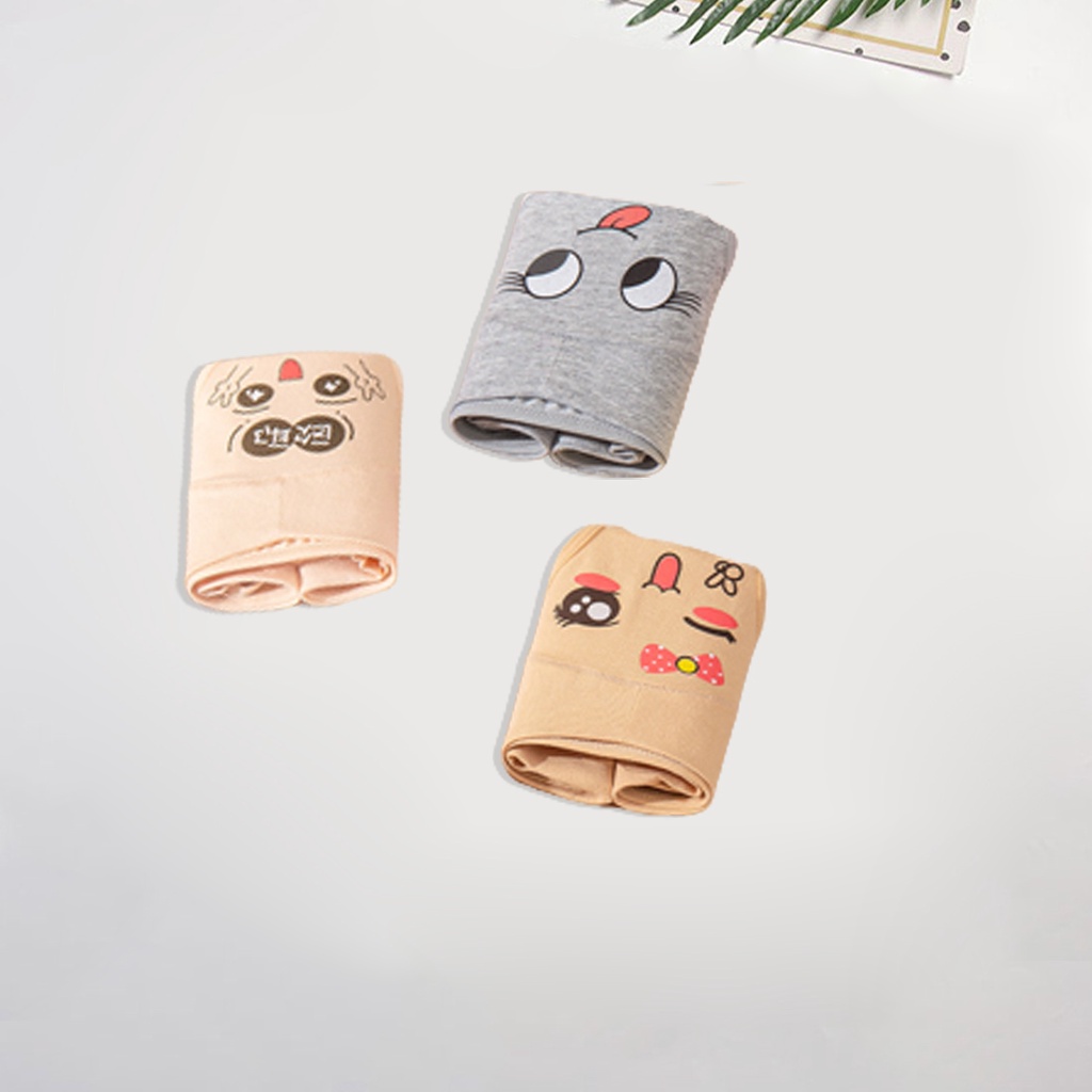 Quần Lót Cotton Lưng Thấp Thoáng Khí Hỗ Trợ Bụng Chữ V