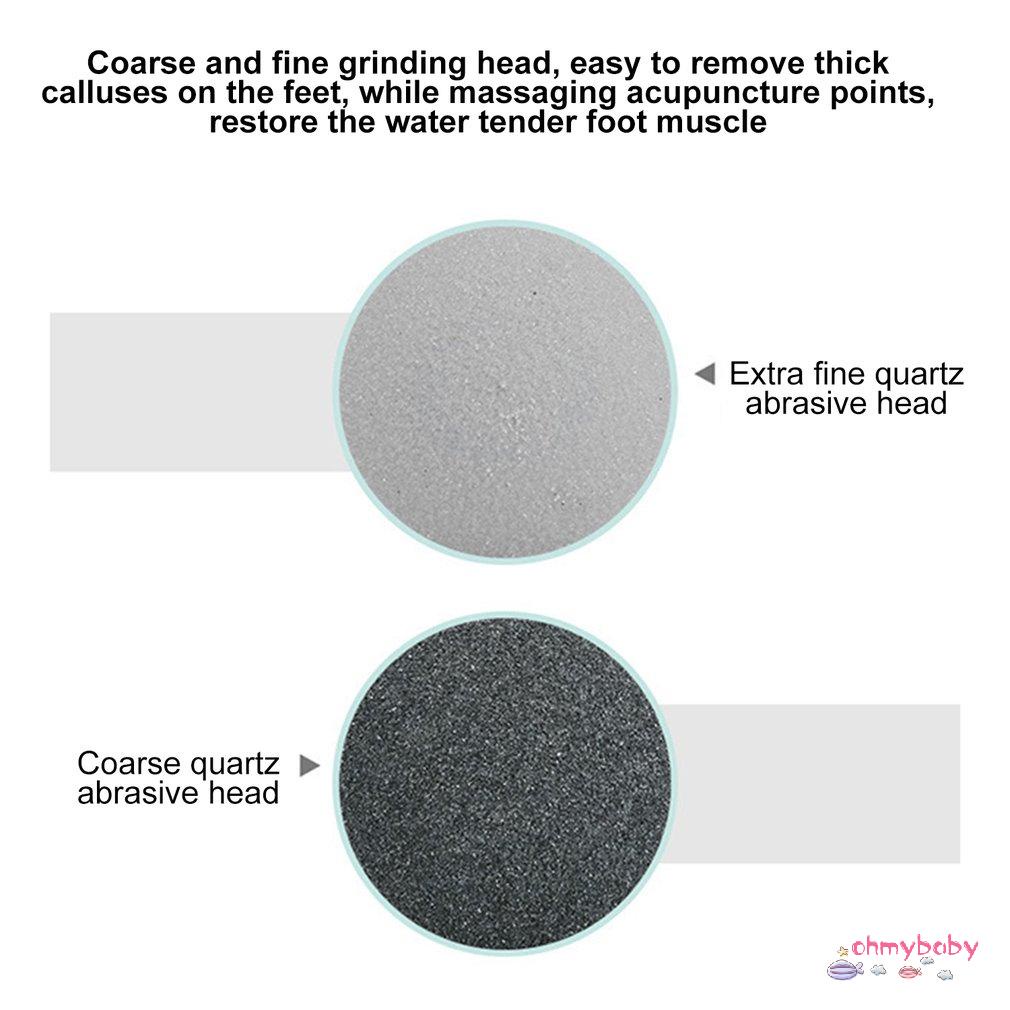 [InStock] Mới Tẩy Chân Điện Tử Có Thể Sạc Lại Dụng Cụ Làm Móng Tròn Đầu Mài Tự Động Hút Không [Z/6]