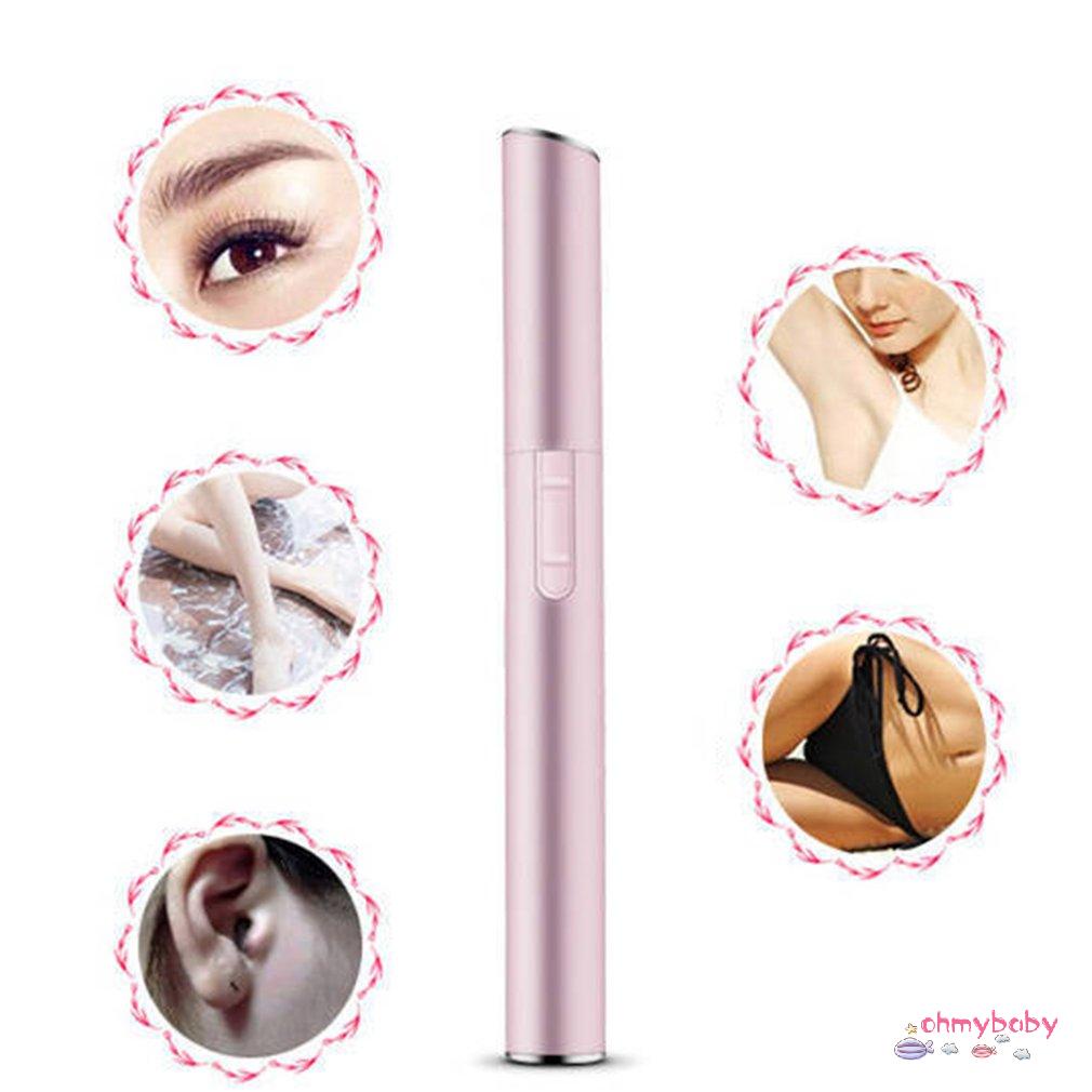 [Ready] Đa Năng Điện Người Phụ Nữ Dao Cạo Mặt Cơ Thể Tóc Chân Nách Máy Lông Mũi Mày [Z/16]
