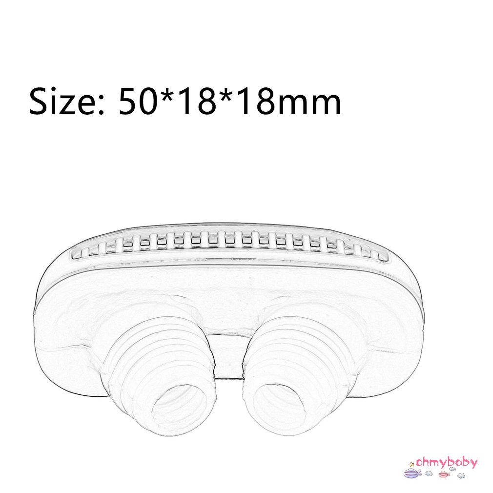 [OMB] Dụng cụ nong mũi bằng silicon chống ngáy Ngừng Kẹp Nút chặn Thiết bị hỗ trợ ngủ Chống [Z/8]