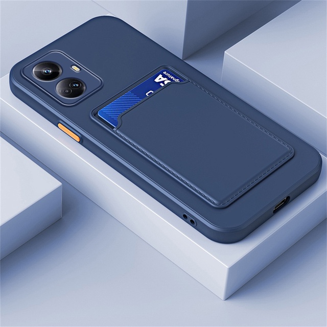 Ốp Điện Thoại Silicon Mềm Có Ngăn Đựng Thẻ Cho Realme 10 Pro Plus 10 Pro + 5G Realme 10 4G