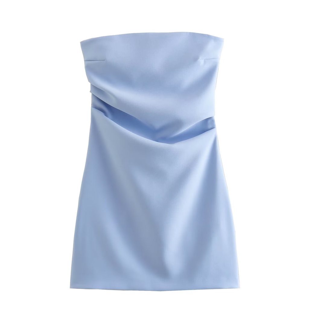 Uibey Đầm Mini Ba Chiều Màu Trơn Xinh Xắn 6381