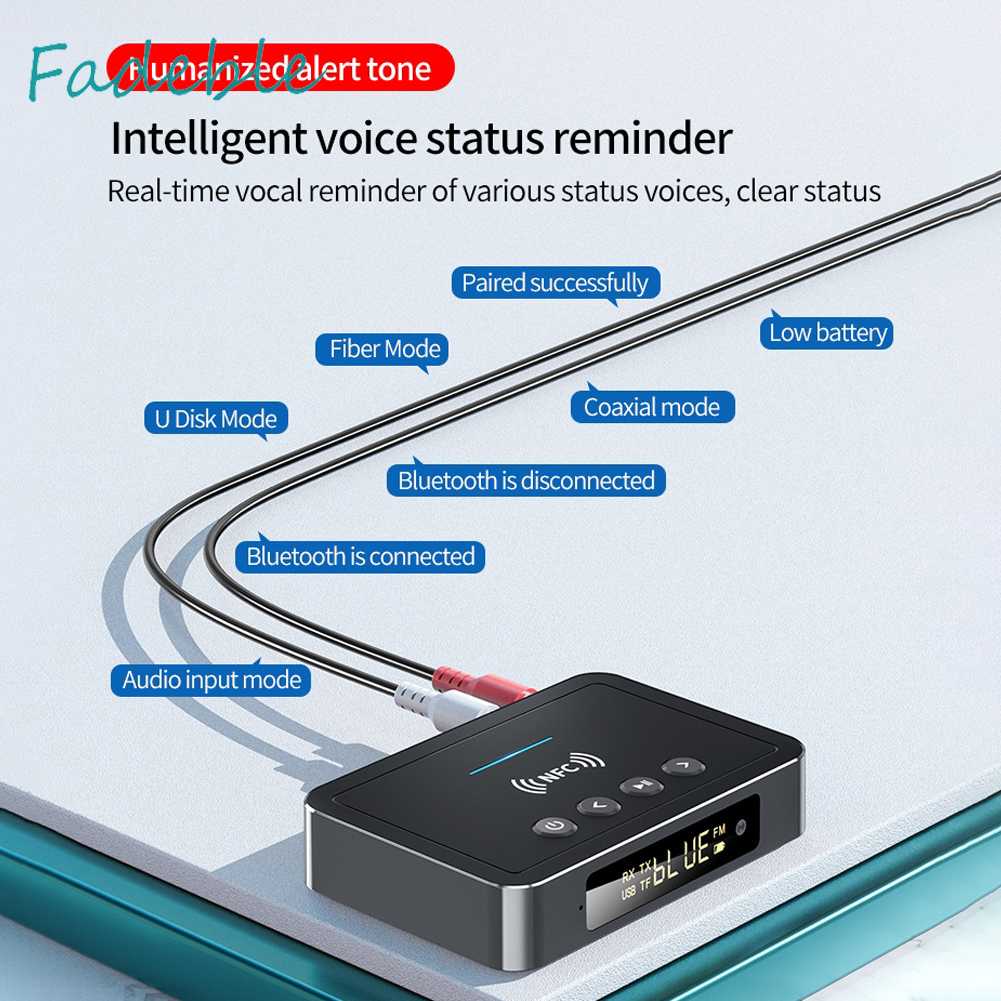 Thiết Bị NhậN TruyềN Âm Thanh Bluetooth 5.0 NFC 3 Trong 1 Chuyên DụNg Cho Gia ĐìNh