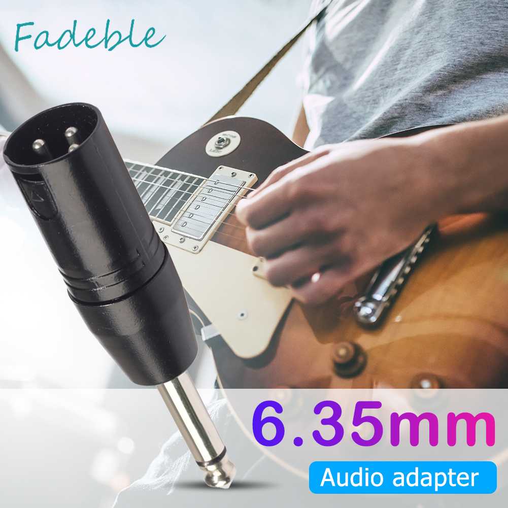 Bộ ChuyểN ĐổI Âm Thanh 6.35mm Mono ĐầU CắM Sang XLR 3Pin