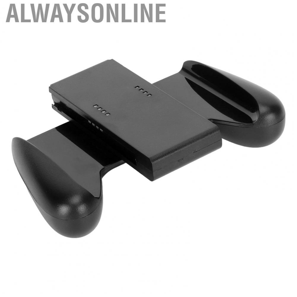 Alwaysonline Game Controller Hand Grip  Comfortable Sturdy Holder Ergonomic Curved Palm Design for NS JoyCon