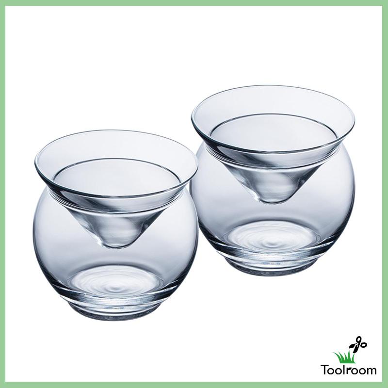Set 2 Ly Thủy Tinh Không Thân Dành Cho Quán Bar / Tiệc Cưới