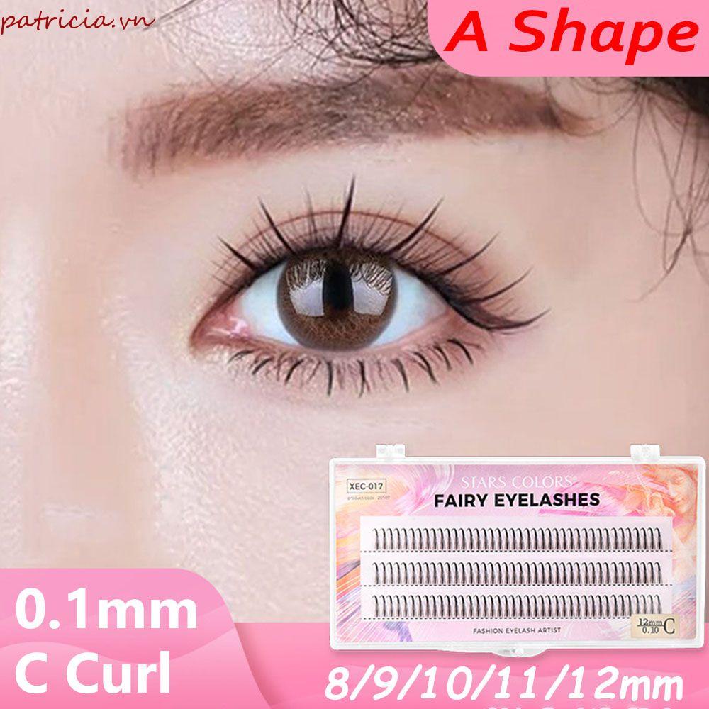 Hộp Lông Mi Giả Chữ A Dày 0.1mm Tự Nhiên Trang Điểm Mắt Thủ Công