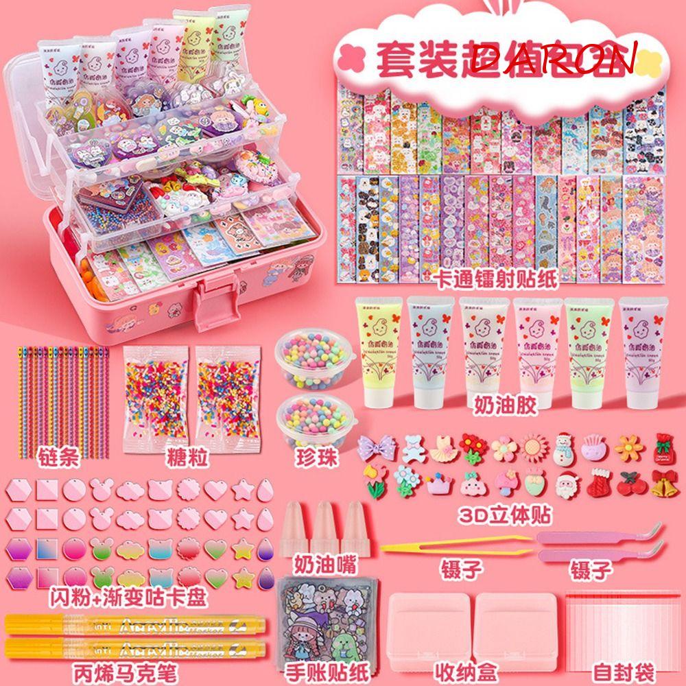 Bộ Miếng Dán Trang Trí Sổ Tay / Móc Khóa / Thẻ Diy Hình Goo Dễ Thương