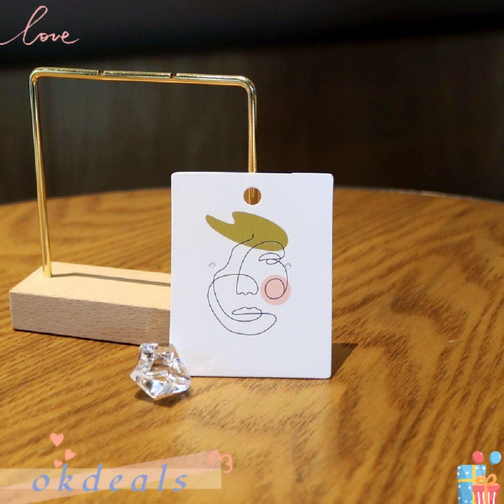 Set 100 Thẻ Đeo Bông Tai Trang Sức Độc Đáo Ngọt Ngào