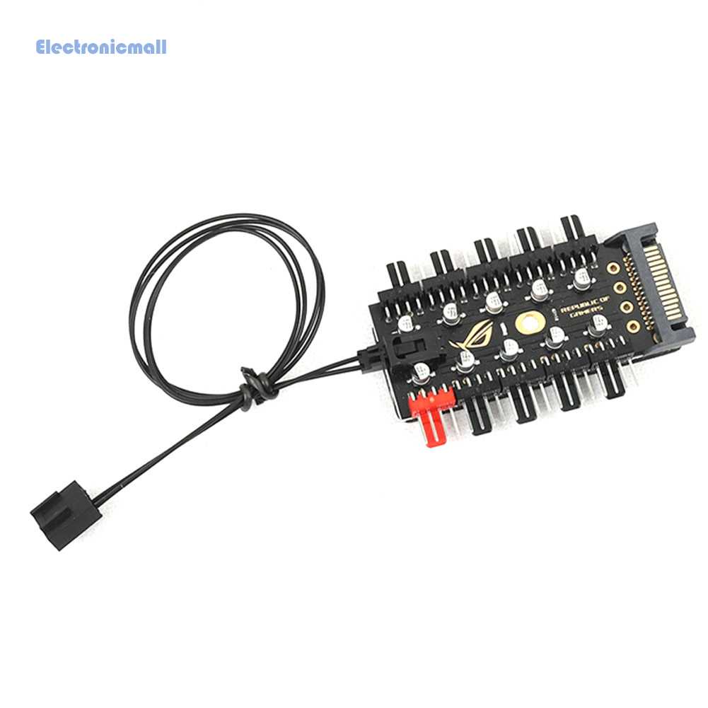 Bo Mạch Chủ 1 Sang 10pin 4 Pin PWM Mở Rộng Nguồn Điện 12V Cho Quạt Tản Nhiệt PC 1.vn