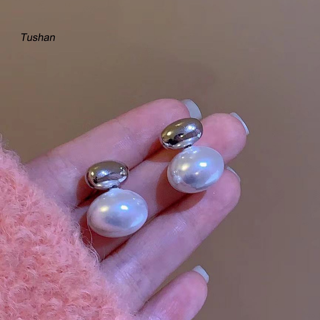 1 Đôi Bông Tai Hợp Kim Hình Thỏ Hoạt Hình Siêu Nhẹ Không Gây Kích Ứng Thân Thiện Với Da