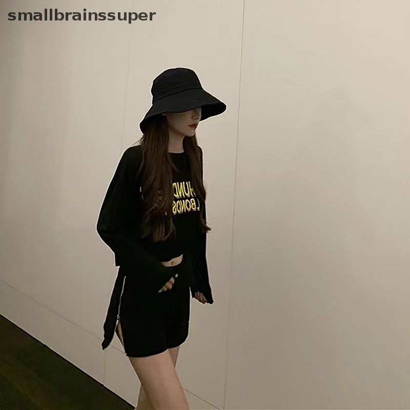 Quần Short Thể Thao Lưng Cao Dáng Rộng Có Khóa Kéo Phong Cách Harajuku Y2k Cho Nữ