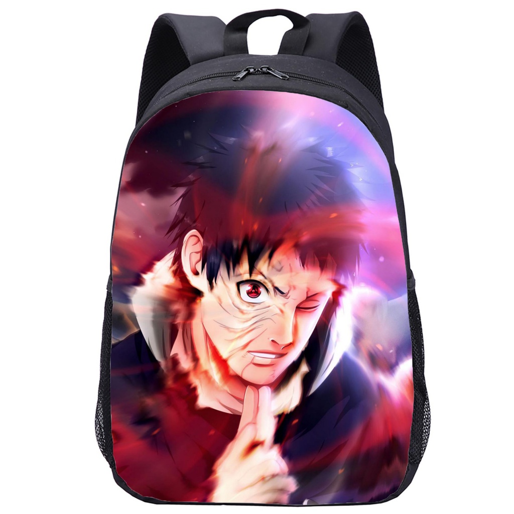 Ba Lô Đi Học Cỡ Lớn In Họa Tiết Hoạt Hình Naruto Cho Bé