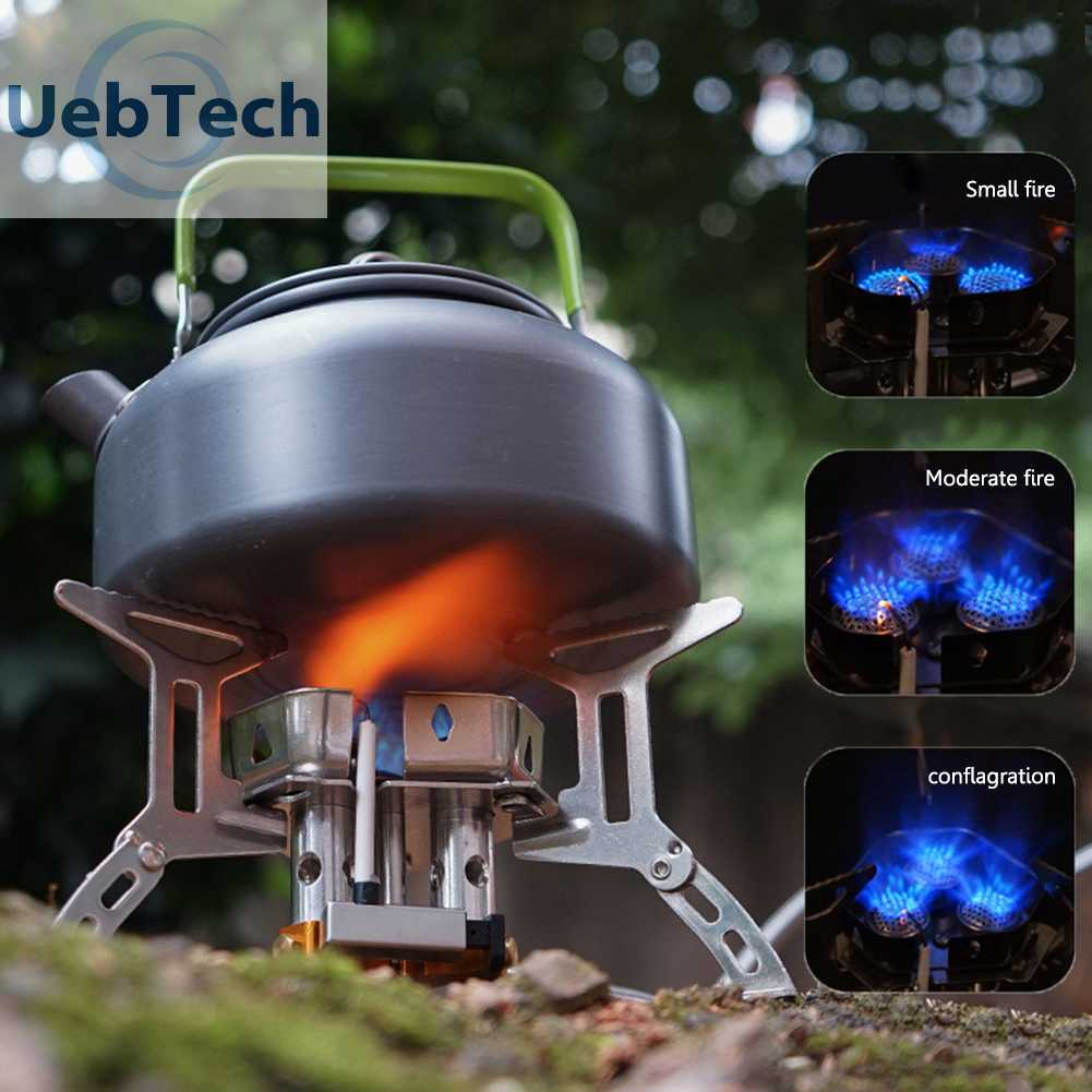 Bếp Nấu Ăn Cắm Trại Ngoài Trời Chống Gió Tiện Dụng