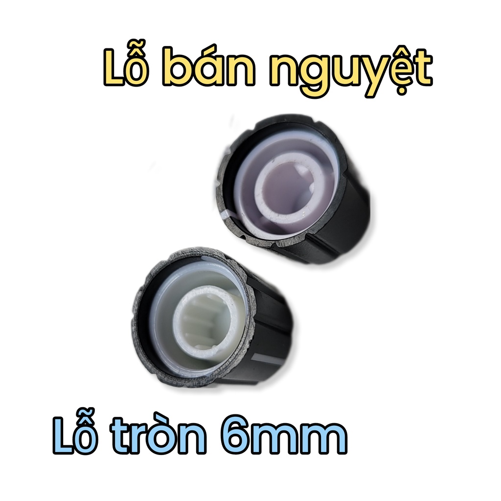 Chiết Áp Loa Kéo Lỗ Tròn Lỗ Bán Nguyệt 1.3 x1.6cm