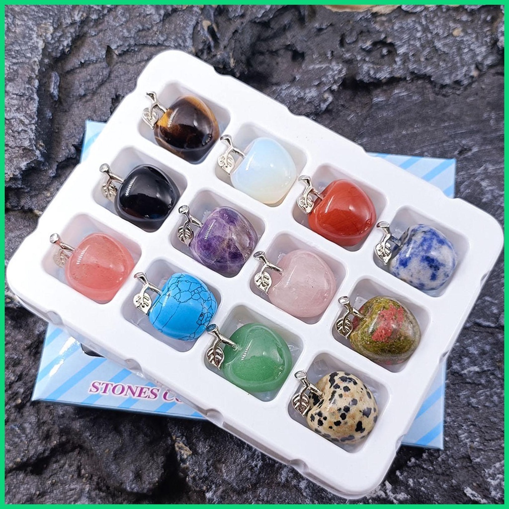 Tượng Pha Lê Tự Nhiên Hình Trái Cây Dùng Trang Trí Phòng Ngủ