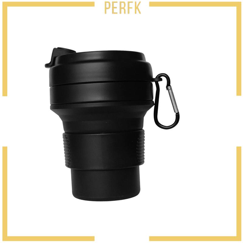 Cốc Uống Nước Nóng Lạnh Bằng Silicone Có Thể Gấp Gọn