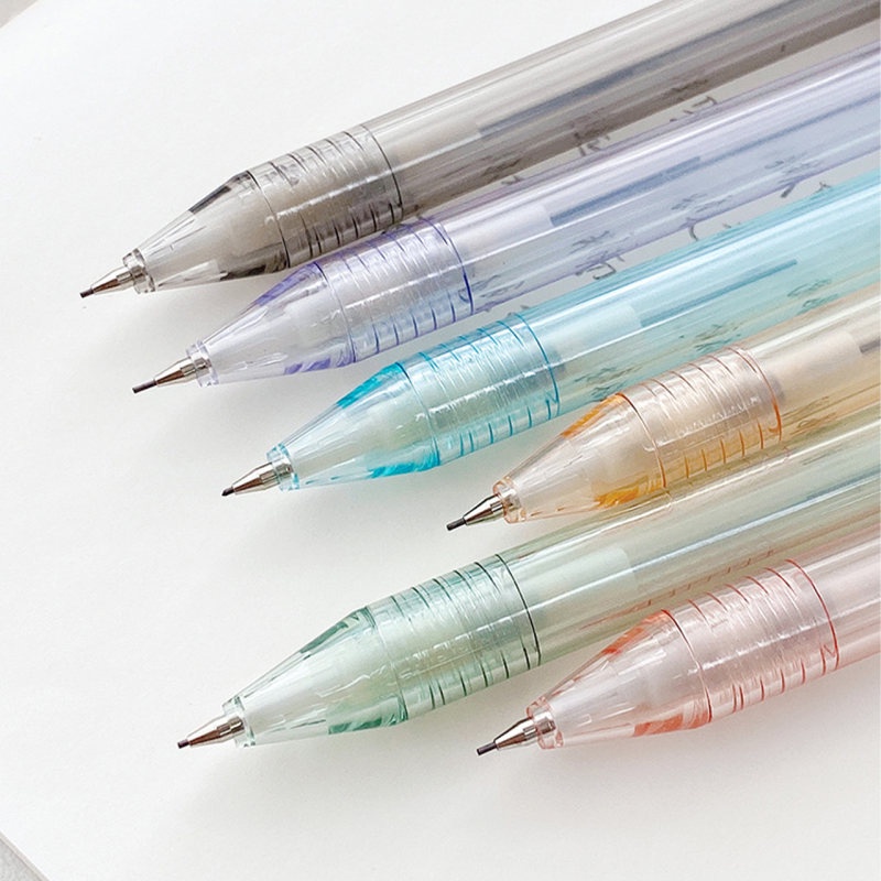 DOMI Muji Bút Chì Bấm 0.5mm Trong Suốt wj306