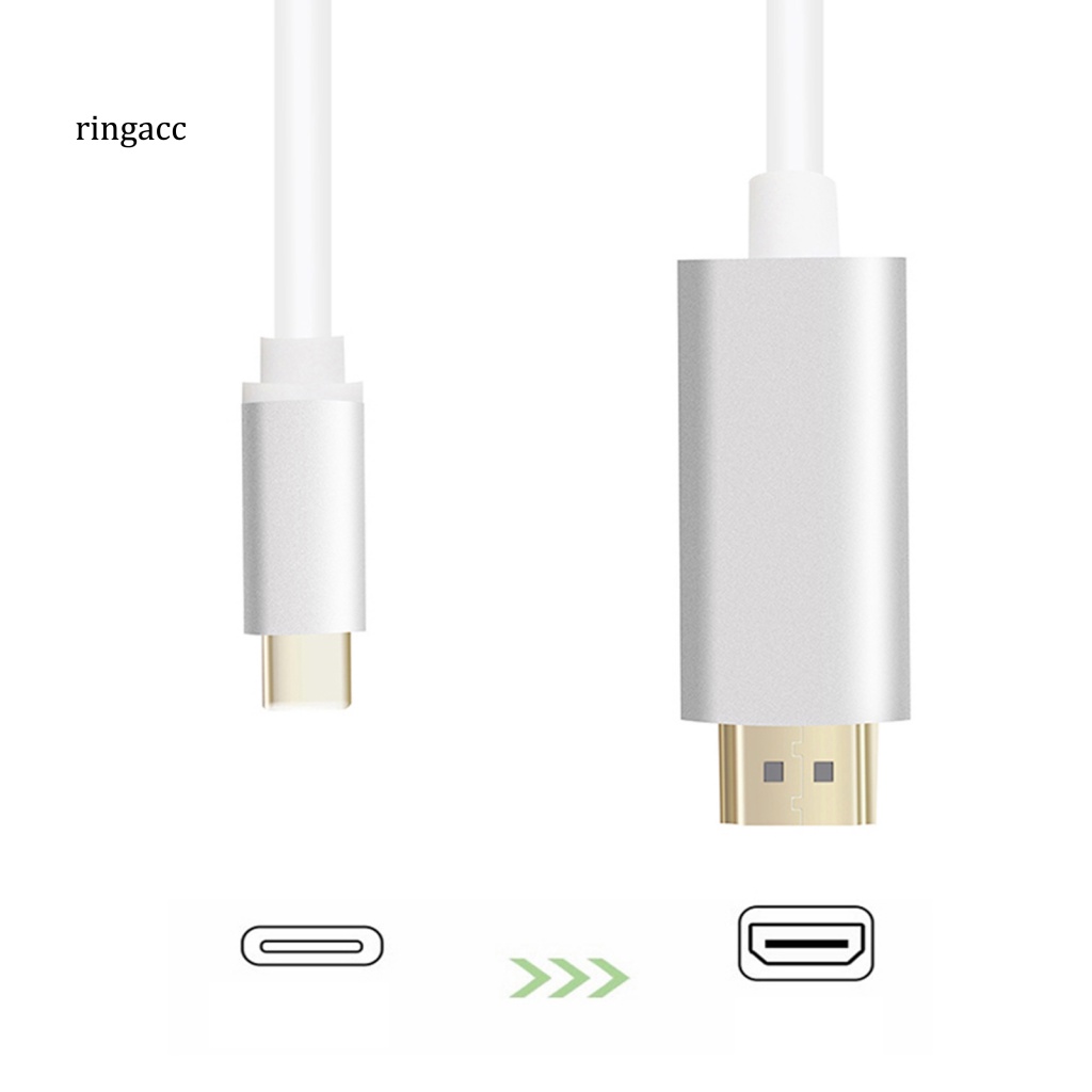 Dây Cáp Nguồn RGA Kết Nối Hai Hướng Siêu Mỏng Cho Macbook Type C