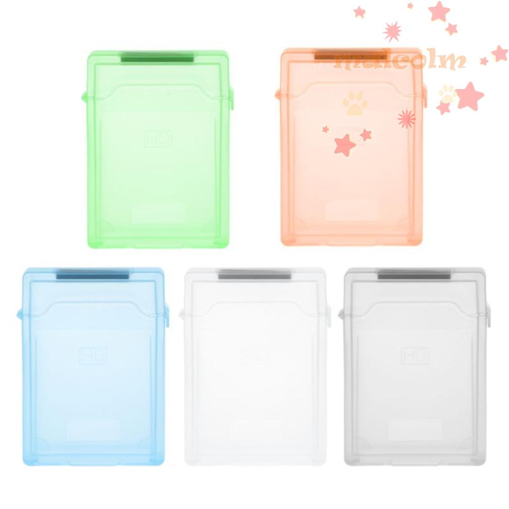 Hộp Đựng Ổ Cứng HDD 2.5 inch Màu Trơn Có Khóa Bảo Vệ