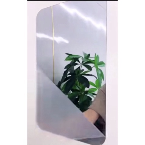 Gương Dán Tường 4D Cao Cấp Bề Mặt Gương Dán Tường Phủ Lớp Chống Xước