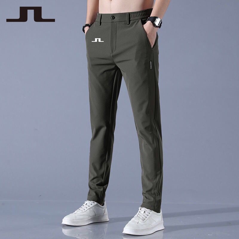 Quần Dài Đánh Golf Co Giãn Thoáng Khí Nhanh Khô Có Túi Tiện Dụng Cho Nam