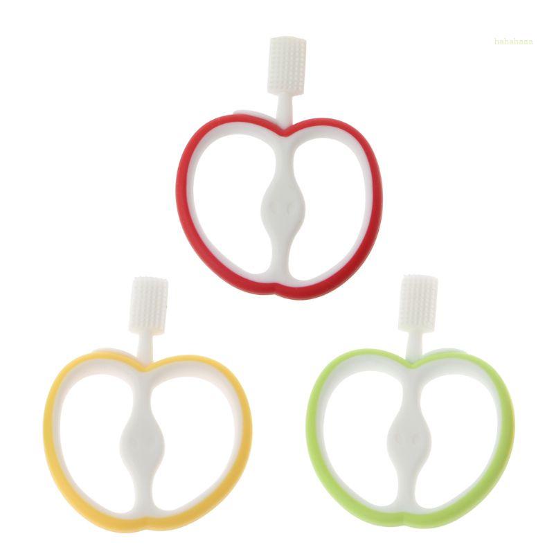 Đồ Chơi Ngậm Nướu Bằng Silicon Mềm Hình Trái Táo Dành Cho Bé