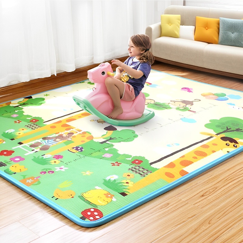 DOUBLE SIDED PRINTED TODDLER CRAWLING MAT 120*180*0.5CM