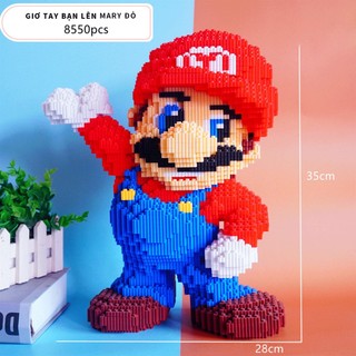 Đồ chơi lắp ráp Mario siêu dễ thương 28-35cm