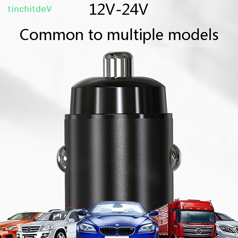 Tẩu Sạc Nhanh PD QC 3.0 Mini 30W Cổng USB C Cho Xe Hơi Xiaomi