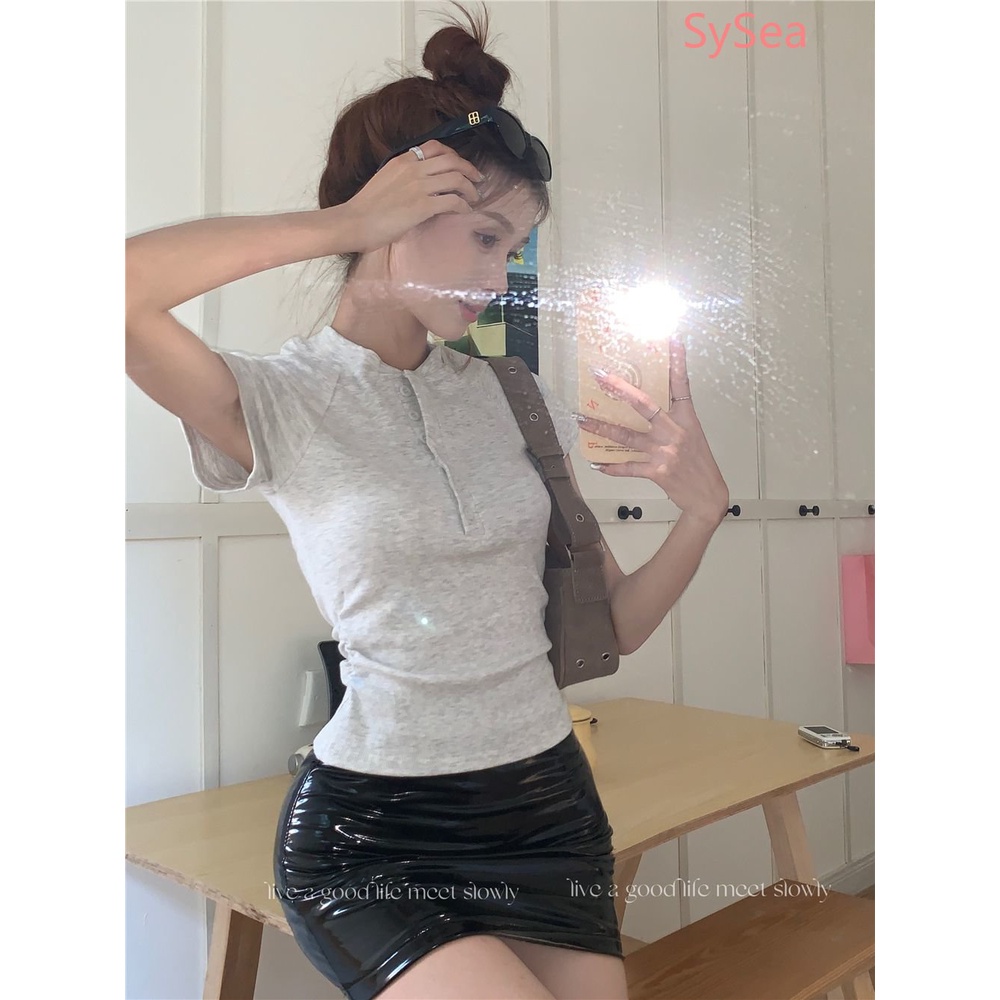 Áo Kiểu Hàn Quốc Dáng Ôm Thời Trang Mùa Hè Cho Nữ