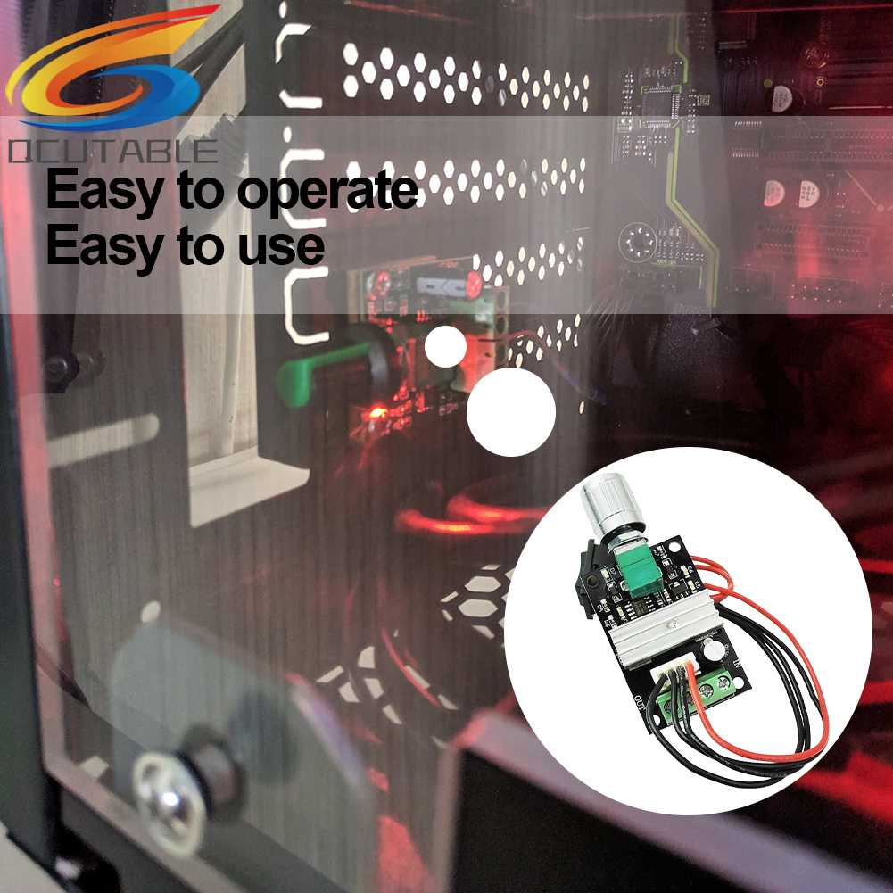 Công Tắc Điều Khiển Tốc Độ Động Cơ DC 6V 12V 24V 28V DC 3A