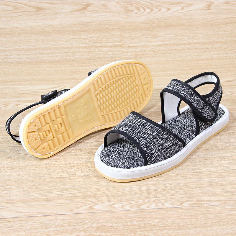 Giày Sandal Xốp Nhẹ Thoáng Khí Thấm Hút Mồ Hôi Mẫu Mới 2023 Phong Cách Bắc Kinh Cổ Điển Cho Nữ